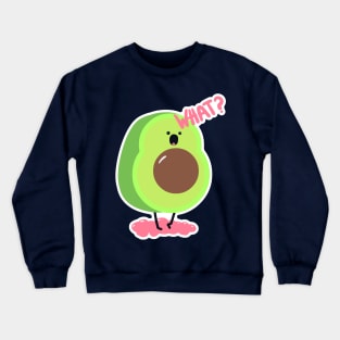 WHAT??? Avocado, Lilla The Lamb Crewneck Sweatshirt